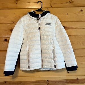 Women’s Tommy Hilfiger Full Zip White Puffer Jacket
